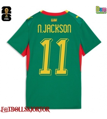 Senegal Nicolas Jackson #11 Bortatröja Dam VM 2026 Kortärmad